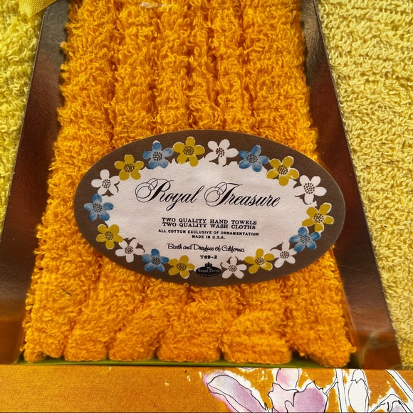 Vintage 60’s towel set - Picture 3 of 4